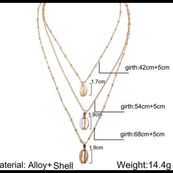 Layered Shell Necklace - Picture 3 of 3